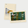 Kolkata Pair: Howrah Bridge, 6:10 am and Love All postcards
